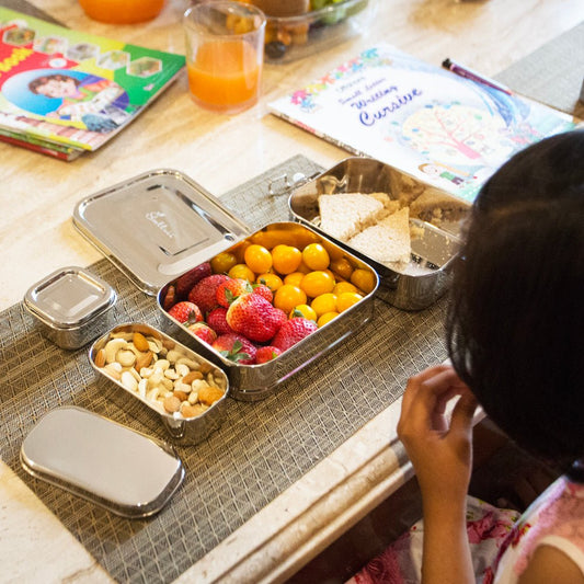 Zero Waste Mittagessen: Wie Edelstahl-Lunchboxen zur Umwelt beitragen - Sattvii®