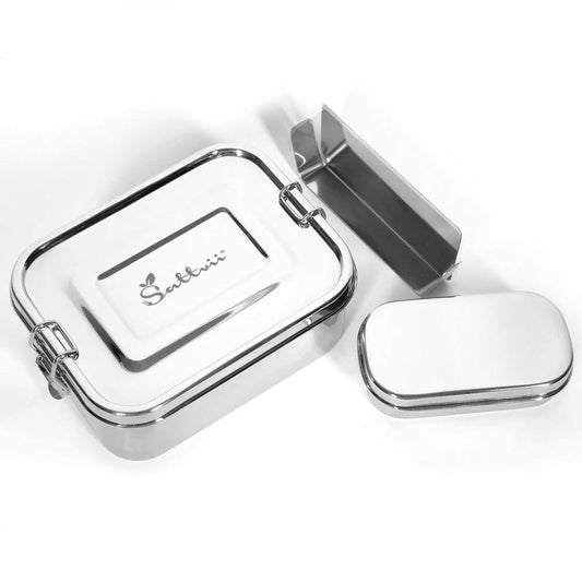 Edelstahl Bento Box 1000 ml - Edelstahl Lunchboxen von Sattvii®
